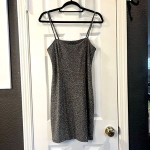 DIVIDED Sparkle Mini Spaghetti Strap Dress Y2K